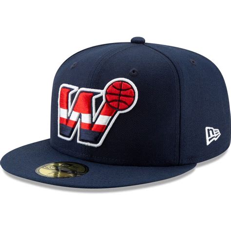 Men's New Era Navy Washington Wizards Team Logo Back Half Series ...