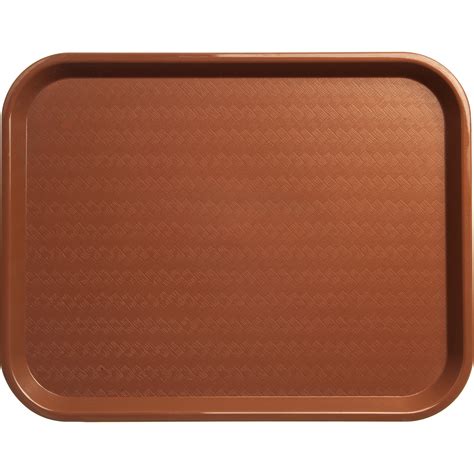 CT141831 - Cafe® Fast Food Cafeteria Tray 14" x 18" - Light Brown | Carlisle FoodService Products