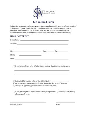 18 Printable in kind donation acknowledgement sample letter Forms and Templates - Fillable ...