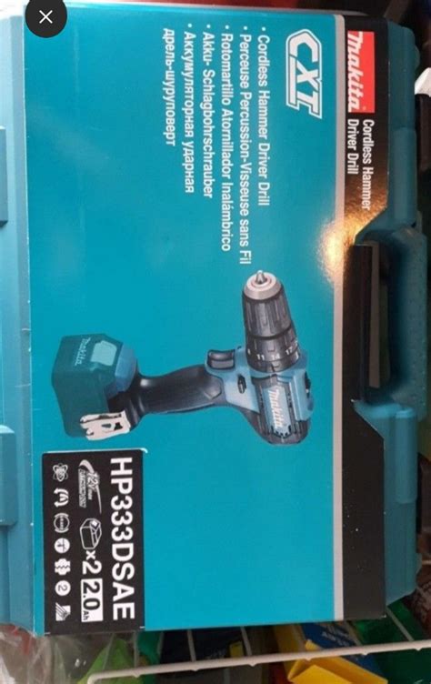 makita cordless hammer drill HP333DSAE, Furniture & Home Living, Home Improvement & Organisation ...