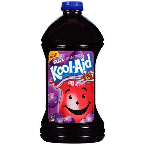 Kool-Aid Grape Ready-to-Drink Soft Drink 96 fl oz Bottle - Walmart.com - Walmart.com