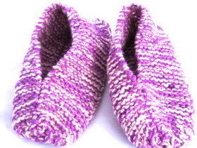 Knitted Slippers – Grandma’s Quick Time — CraftBits.com