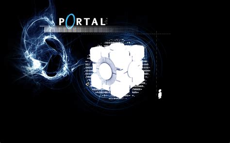 Portal Cube HD Wallpaper