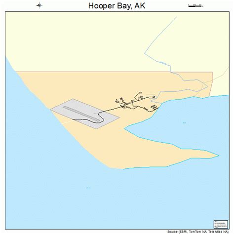 Hooper Bay Alaska Street Map 0233470