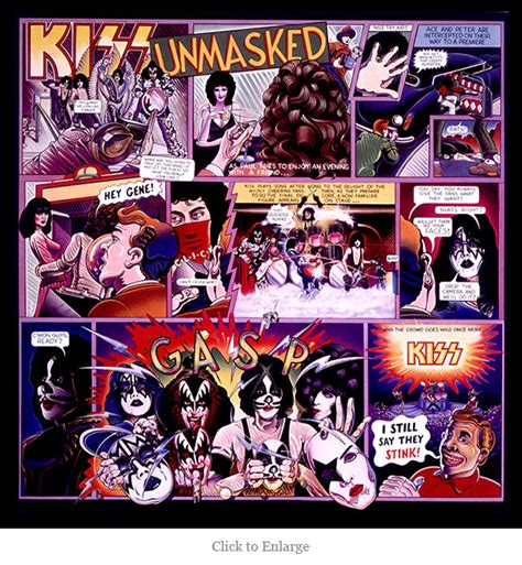 Kiss Unmasked Album Cover |VictorStabin.com| The Art of Victor Stabin