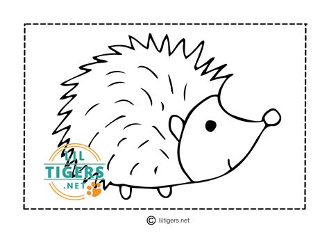 Free Printable Hedgehog Templates - Lil Tigers