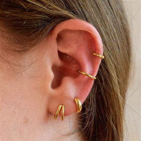 Bubble Clicker in Gold | Conch hoop, Ear jewelry, Conch piercing jewelry