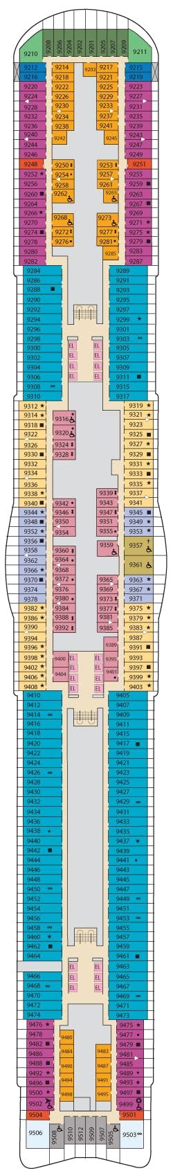 Carnival Celebration deck plans - Cruiseline.com