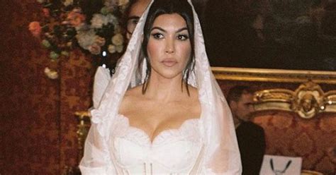 Kourtney Kardashian's controversial wedding dress is one of the most popular of all time - Irish ...