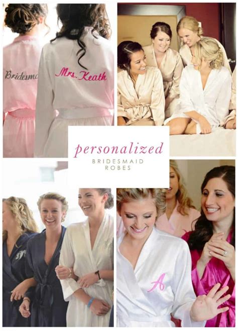 Personalized Matching Robes for Bridesmaids - Dress for the Wedding