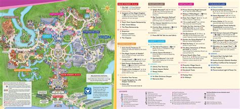 Updated Look at All Four Disney World Theme Park Guidemaps (COVID-19 Warning, Relaxation ...