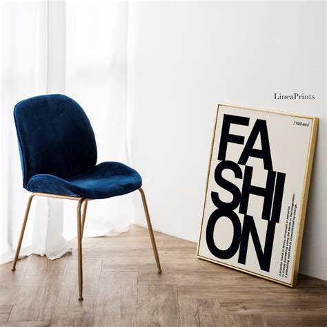 Fashion Print Large Wall Art Fashion Quote Typography - Etsy