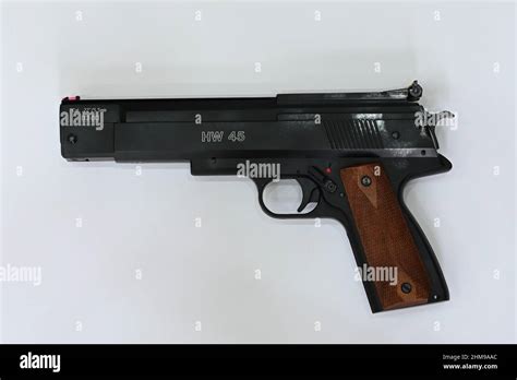 A Weihrauch HW 45 air pistol Stock Photo - Alamy