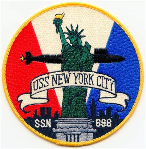 1980's USS New York City (SSN-696) Submarine Patch: Flying Tiger ...