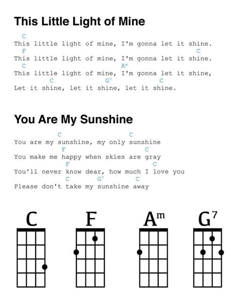 This Little Light of Mine | Ukelele, Musica