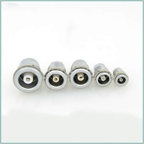 Coaxial Connector Receptacle, Male Pin 50 Ohms Panel Mount Solder Cup