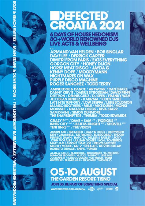 Defected Croatia is all set for August, announces full 2021 lineup