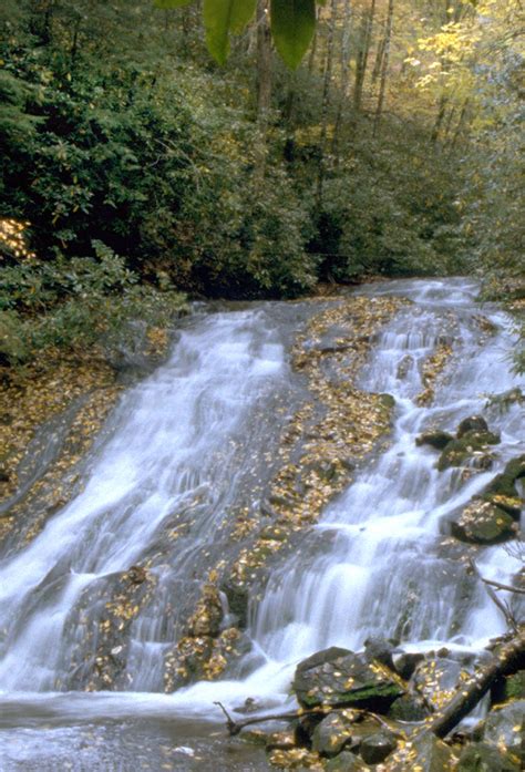 Deep Creek Waterfalls near Bryson City, NC - Great Smokies