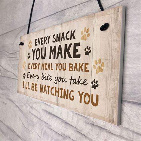 Funny Pet Lover Gift Dog Sign For Home Pet Sign Dog Gift Funny Hanging Plaque | eBay