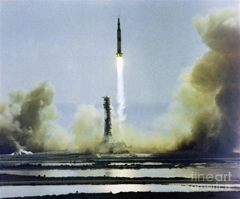 Launch of the Saturn V vehicle Photograph by Unknown | Fine Art America