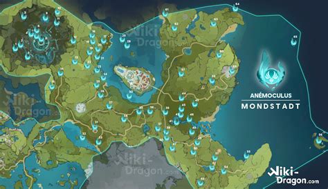 Solution Les Anémoculus de Mondstadt Genshin Impact - Wiki-dragon