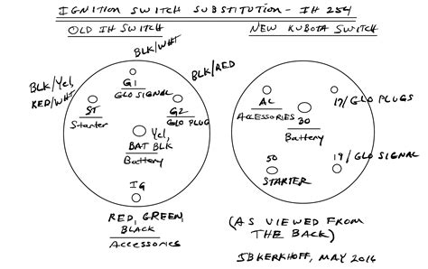 Kubota Tractor L4330 Diesel Ignition Switch Wiring Diagram - Wiring ...