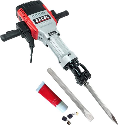 Excel Electric Demolition Hammer Drill Concrete Breaker 30 Kg Heavy ...