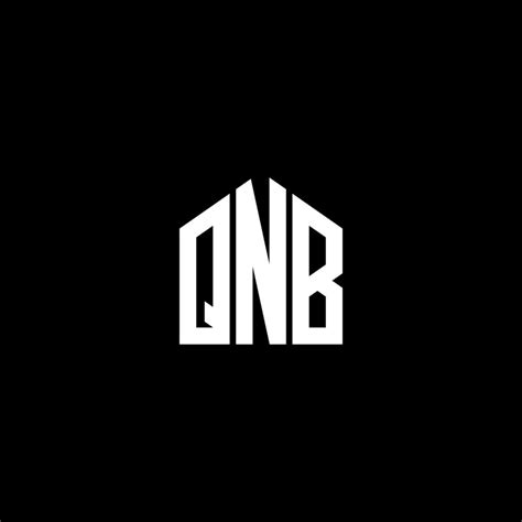 QNB letter logo design on BLACK background. QNB creative initials letter logo concept. QNB ...