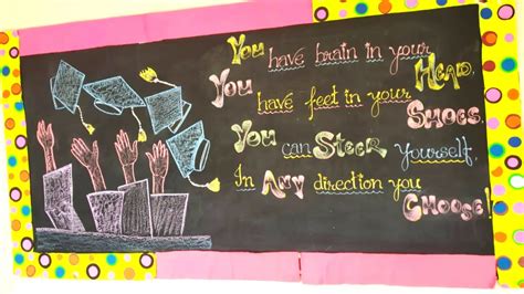 School Board Decorations On Ptm Blackboard Decoration Ideas Art With Chalk You