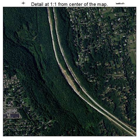 Aerial Photography Map of Trumbull, CT Connecticut