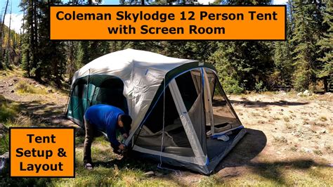 Coleman Skylodge Tent Setup | Mike and Rick Outdoors