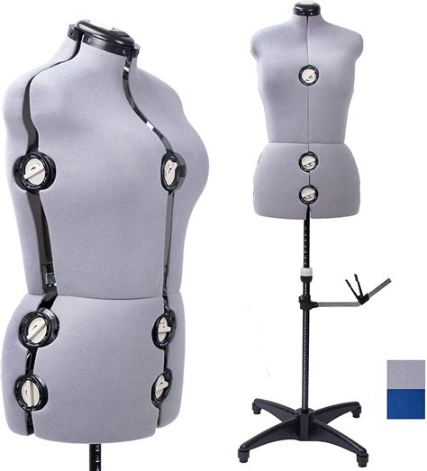 Mannequins & Dress Forms GEX 13 Dials Adjustable Dress Form Sewing ...