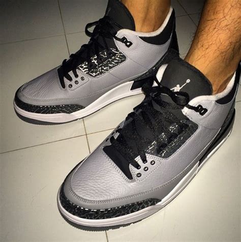 Air Jordan 3 Retro â€œWolf Grey & Metallic Silverâ€ (Preview Pics) - EU Kicks: Sneaker Magazine ...