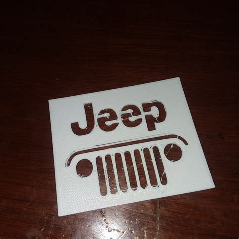 Printable Jeep Stencil