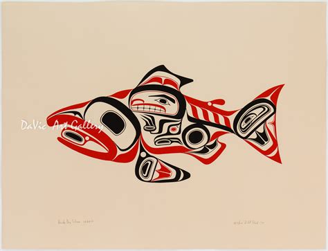 'Haida Dog Salmon - Skaagi' by Bill Reid | Native Canadian Arts - First ...