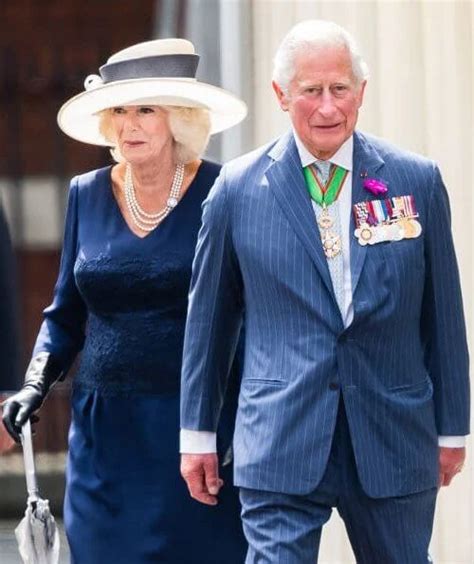 Duke and Duchess of Cornwall welcomed French President Emmanuel Macron