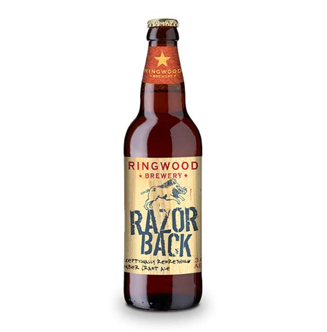 Razorback bottled beer 3.6% ABV 500ml - Ringwood Brewery