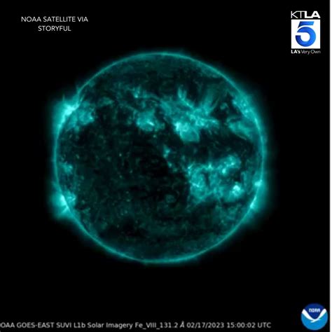 NOAA Satellite Captures Images of Powerful Solar Flare | National ...