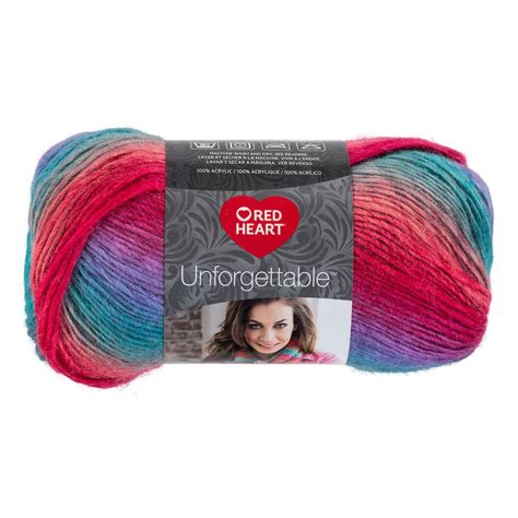 Red Heart Unforgettable Red Sea Knitting & Crochet Yarn - Walmart.com