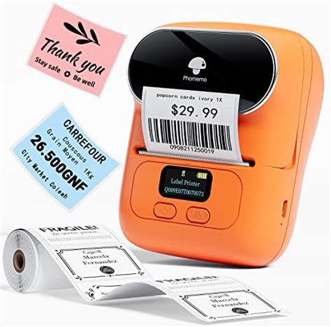 Amazon.com : Phomemo Label Maker M110 Bluetooth Thermal Label Printer with Rechargeable Battery ...