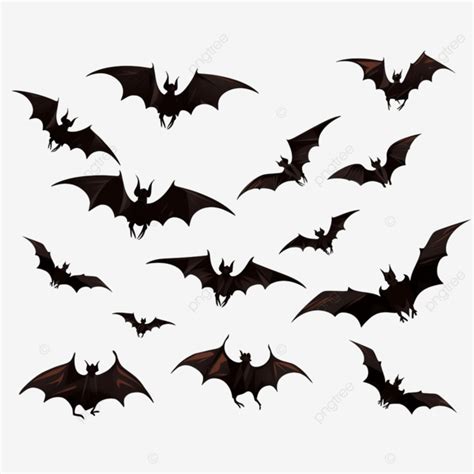 Halloween Flying Bats Illustration, Bat, Halloween, Animal PNG Transparent Image and Clipart for ...