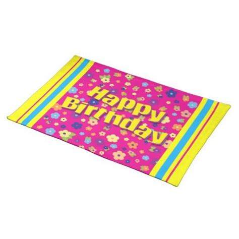 17 Best images about happy birthday placemats on Pinterest | Birthday ...