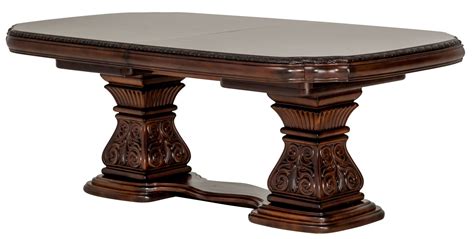 Villagio Double Pedestal Rectangular Dining Table from Aico (58002 ...