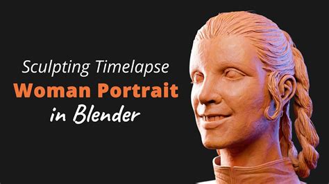 Woman Portrait - Blender Sculpting Timelapse - YouTube