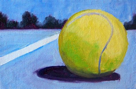 Painting Small Impressions: Tennis Art