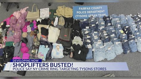 Fairfax County Police bust shoplifting crime crew from New York - YouTube