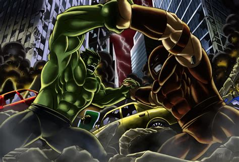 Hulk vs Juggernaut by harrybognot on DeviantArt