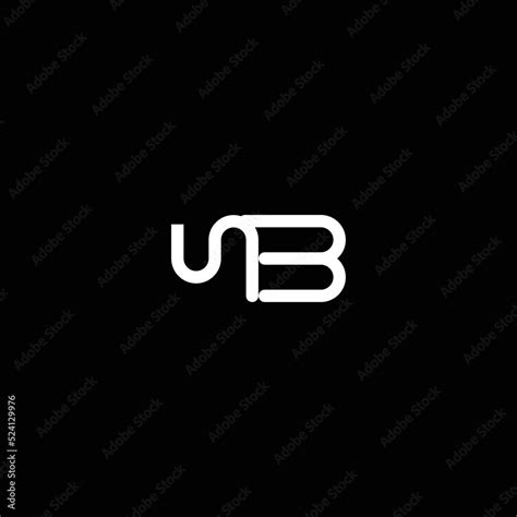 UNB UNB Logo Design, Creative Minimal Letter UNB UNB Monogram Stock ...