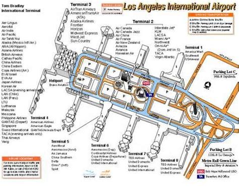 terminal map of LAX airport | Airport map, Map, Alaska airlines