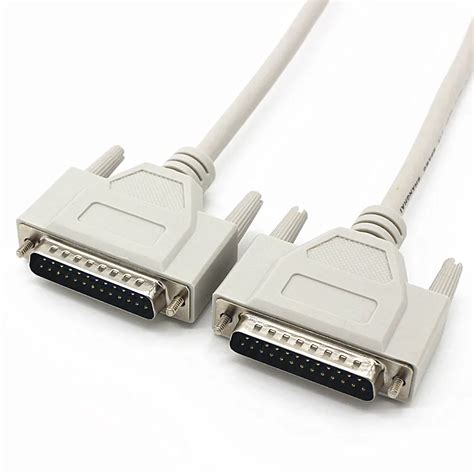 DB25 25Pin 25 Pin Parallel Male to Male LPT Printer DB25 M M Cable 10M 32FT New Computer cable ...